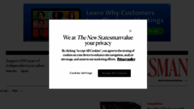 What Newstatesman.com website looked like in 2022 (2 years ago)