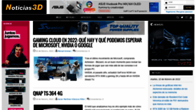 What Noticias3d.com website looked like in 2022 (2 years ago)