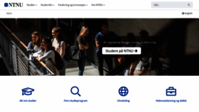 What Ntnu.no website looked like in 2022 (3 years ago)