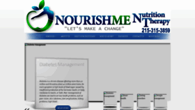 What Nourishmenutritiontherapy.com website looked like in 2022 (2 years ago)