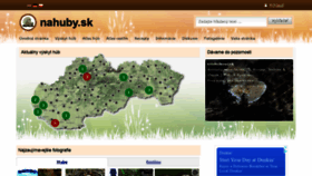 What Nahuby.sk website looked like in 2022 (2 years ago)