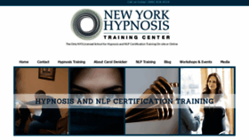 What Newyorkhypnosistrainingcenter.com website looked like in 2022 (2 years ago)
