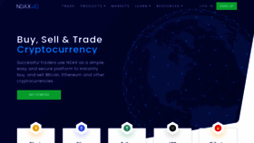 What Ndax.io website looked like in 2022 (4 years ago)