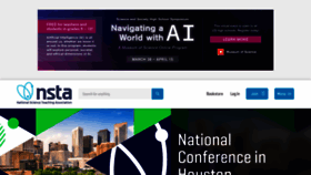 What Nsta.org website looked like in 2022 (2 years ago)