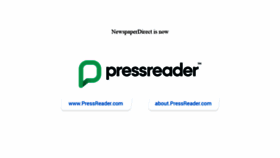 What Newspaperdirect.com website looked like in 2022 (2 years ago)