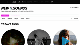 What Newsounds.org website looked like in 2022 (2 years ago)