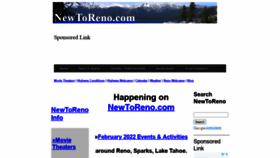 What Newtoreno.com website looked like in 2022 (2 years ago)