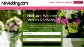 What Njwedding.com website looked like in 2022 (2 years ago)