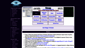 What Nmap.org website looked like in 2022 (2 years ago)