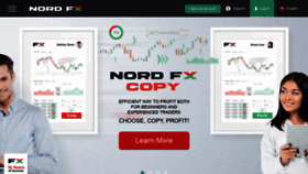 What Nordfx.com website looked like in 2022 (2 years ago)
