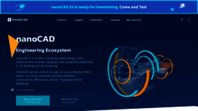 What Nanocad.com website looked like in 2022 (2 years ago)