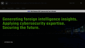 What Nsa.gov website looked like in 2022 (2 years ago)