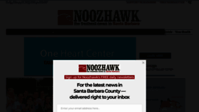 What Noozhawk.com website looked like in 2022 (2 years ago)