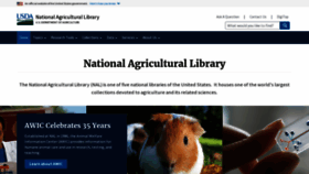 What Nal.usda.gov website looked like in 2022 (2 years ago)
