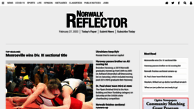 What Norwalkreflector.com website looked like in 2022 (2 years ago)