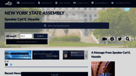 What Nyassembly.gov website looked like in 2022 (2 years ago)
