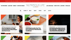 What Nutritiouslife.com website looked like in 2022 (2 years ago)