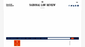 What Natlawreview.com website looked like in 2022 (2 years ago)
