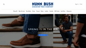 What Nunnbush.com website looked like in 2022 (2 years ago)