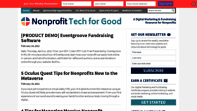 What Nptechforgood.com website looked like in 2022 (2 years ago)