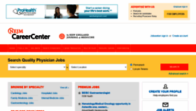 What Nejmcareercenter.org website looked like in 2022 (2 years ago)
