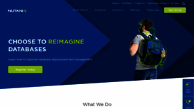 What Nutanix.com website looked like in 2022 (2 years ago)