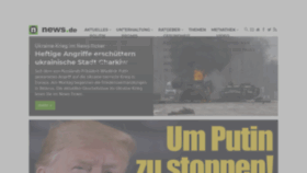 What News.de website looked like in 2022 (3 years ago)