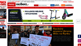 What Naszraciborz.pl website looked like in 2022 (2 years ago)