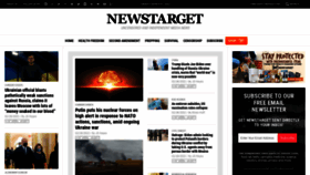 What Newstarget.com website looked like in 2022 (2 years ago)