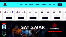What Nsw.rugby website looked like in 2022 (2 years ago)