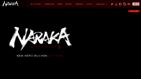 What Narakathegame.com website looked like in 2022 (2 years ago)