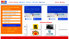 What Net-empregos.com website looked like in 2022 (2 years ago)