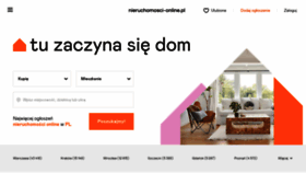 What Nieruchomosci-online.pl website looked like in 2022 (3 years ago)