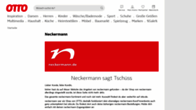 What Neckermann.de website looked like in 2022 (2 years ago)