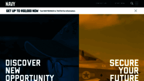 What Navy.com website looked like in 2022 (2 years ago)