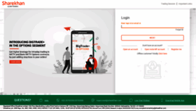What Newtrade.sharekhan.com website looked like in 2022 (2 years ago)