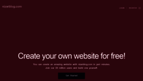 What Nizarblog.com website looked like in 2022 (2 years ago)