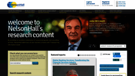 What Nelson-hall.com website looked like in 2022 (2 years ago)