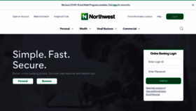 What Northwest.bank website looked like in 2022 (2 years ago)