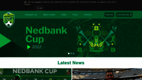 What Nedbankcup.co.za website looked like in 2022 (2 years ago)