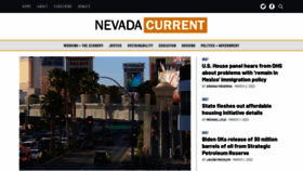 What Nevadacurrent.com website looked like in 2022 (2 years ago)