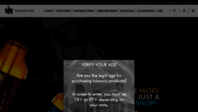 What Nyvapeshop.com website looked like in 2022 (2 years ago)