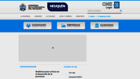 What Neuquen.gov.ar website looked like in 2022 (2 years ago)