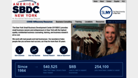 What Nysbdc.org website looked like in 2022 (2 years ago)
