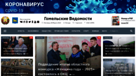 What Newsgomel.by website looked like in 2022 (2 years ago)