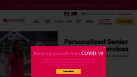 What Nursenextdoor.com website looked like in 2022 (2 years ago)