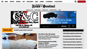 What Newsandsentinel.com website looked like in 2022 (2 years ago)