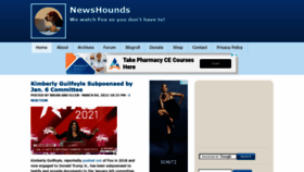 What Newshounds.us website looked like in 2022 (2 years ago)