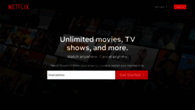 What Netflix.io website looked like in 2022 (2 years ago)