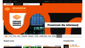 What Newseria.pl website looked like in 2022 (2 years ago)